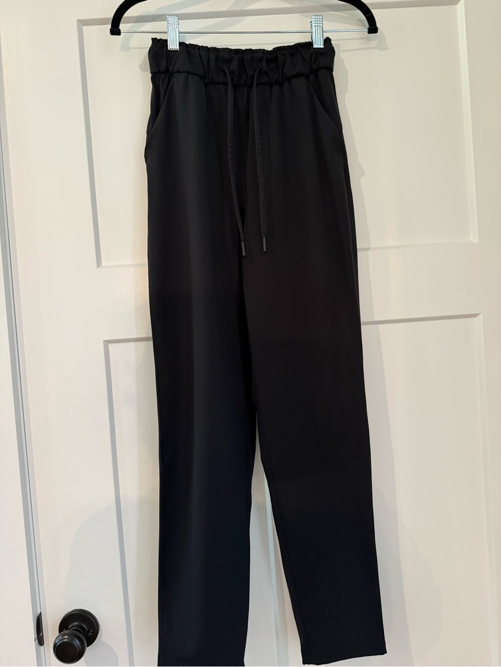 Lululemon Keep Moving Black Drawstring Pants size 2